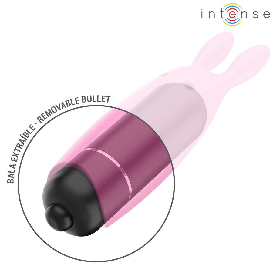 INTENSE - HOPPER ROSA VIBRANTE BULLET 8,3 X 2,4 CM - INTENSE FUN | Lingerie Harness Boutique