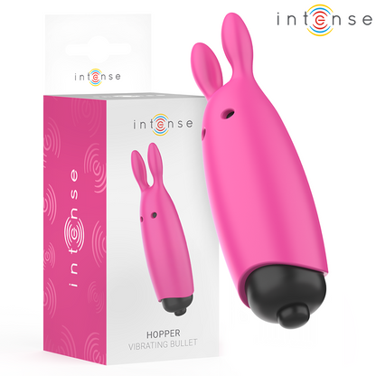 INTENSE - HOPPER ROSA VIBRANTE BULLET 8,3 X 2,4 CM - INTENSE FUN | Lingerie Harness Boutique