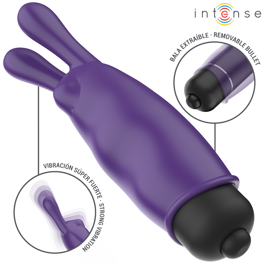 INTENSE - MYSTIC VIBRATING BULLET VIOLA 8,7 X 2,4 CM - INTENSE FUN | Lingerie Harness Boutique