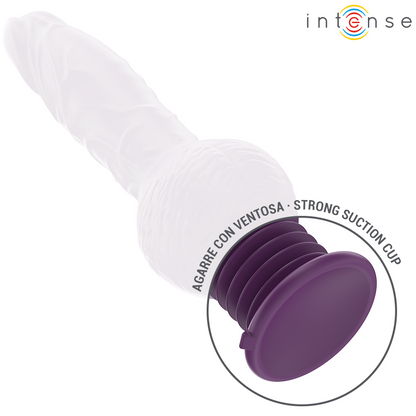 INTENSE - VIBRATORE MULTIFUNZIONE TATUM CON VIBRAZIONE SU E GIÙ 24 CM VIOLA - INTENSE FUN | Lingerie Harness Boutique