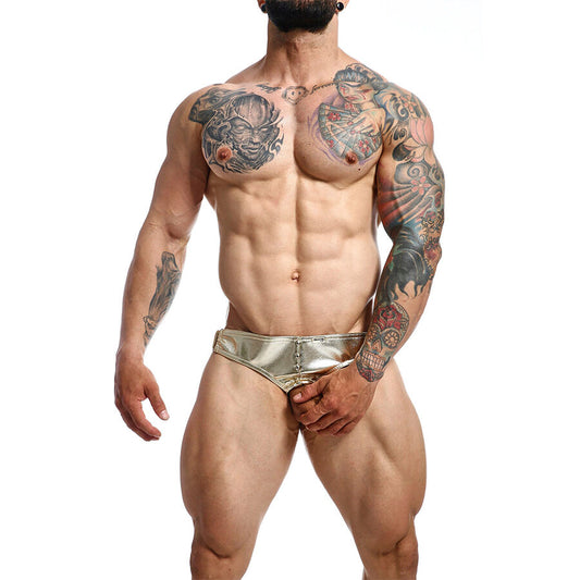 MOB - DNGEON JOCKSTRAP ANELLO PER IL PENE DORATO TAGLIA UNICA - MOB | Lingerie Harness Boutique