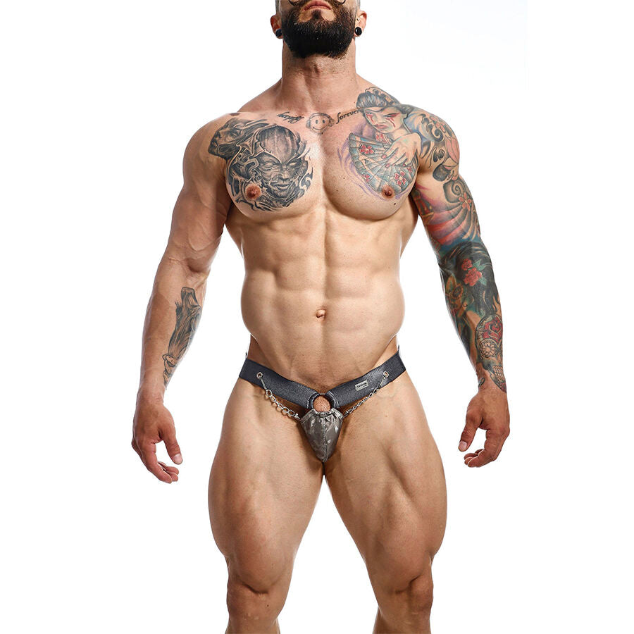 MOB - SOTTOSCRITTO DNGEON SNAP GRIGIO TAGLIA UNICA - MOB | Lingerie Harness Boutique