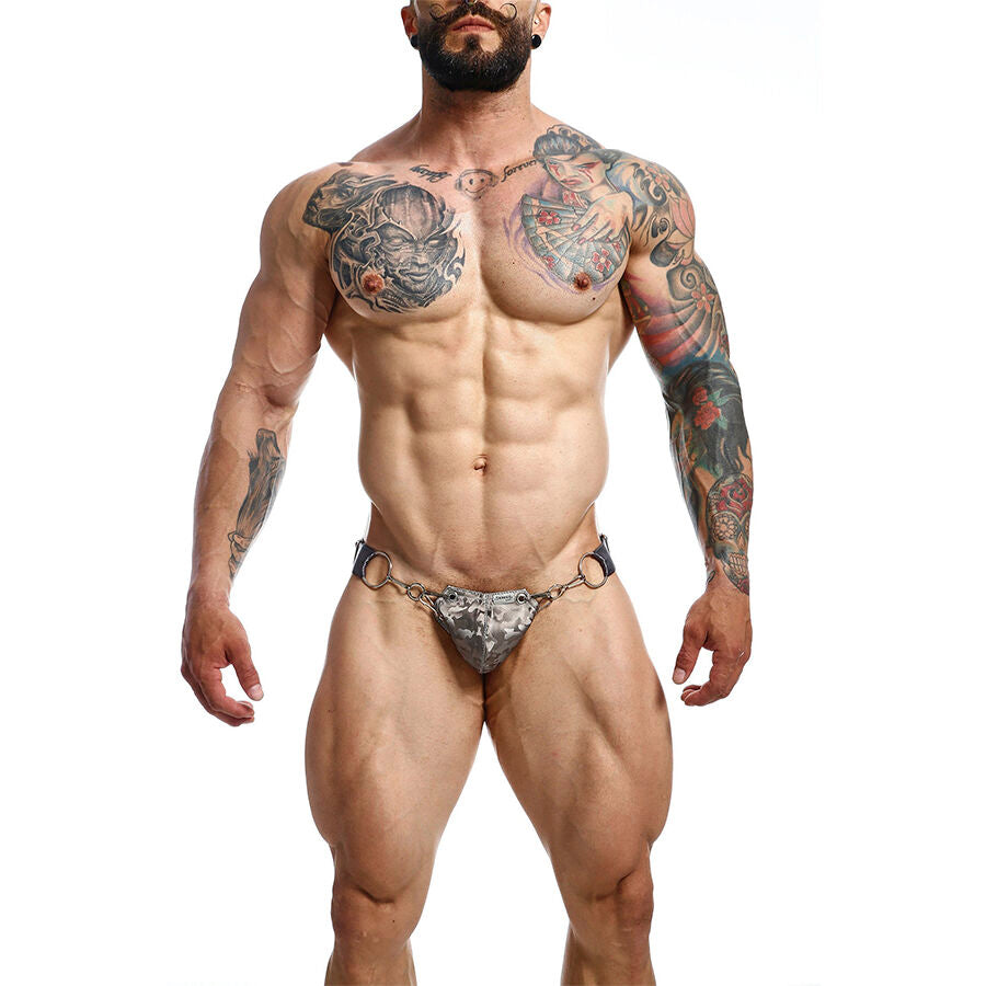 MOB - SOTTOSCRITTO DNGEON SNAP GRIGIO TAGLIA UNICA - MOB | Lingerie Harness Boutique