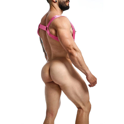 MOB - DNGEON IMBRACATURA ROSA DRITTA TAGLIA UNICA - MOB | Lingerie Harness Boutique
