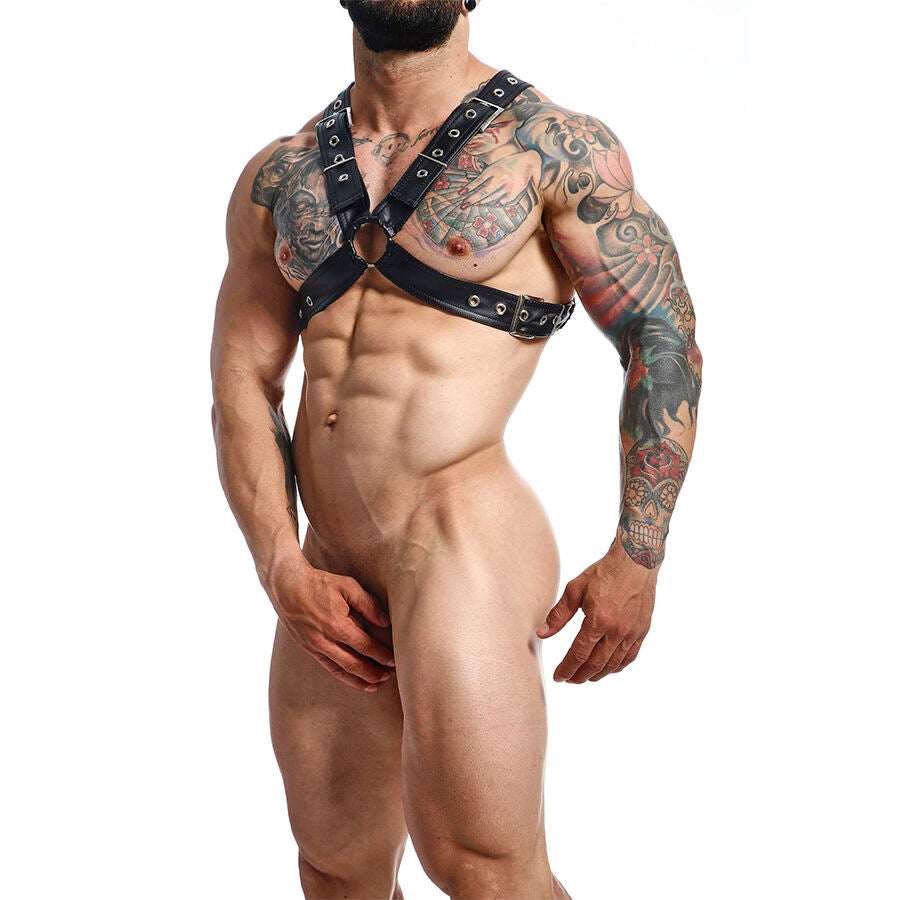MOB - DNGEON IMBRACATURA A CATENA NERA TAGLIA UNICA X - MOB | Lingerie Harness Boutique