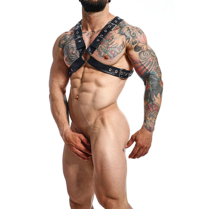 MOB - DNGEON IMBRACATURA A CATENA NERA TAGLIA UNICA X - MOB | Lingerie Harness Boutique