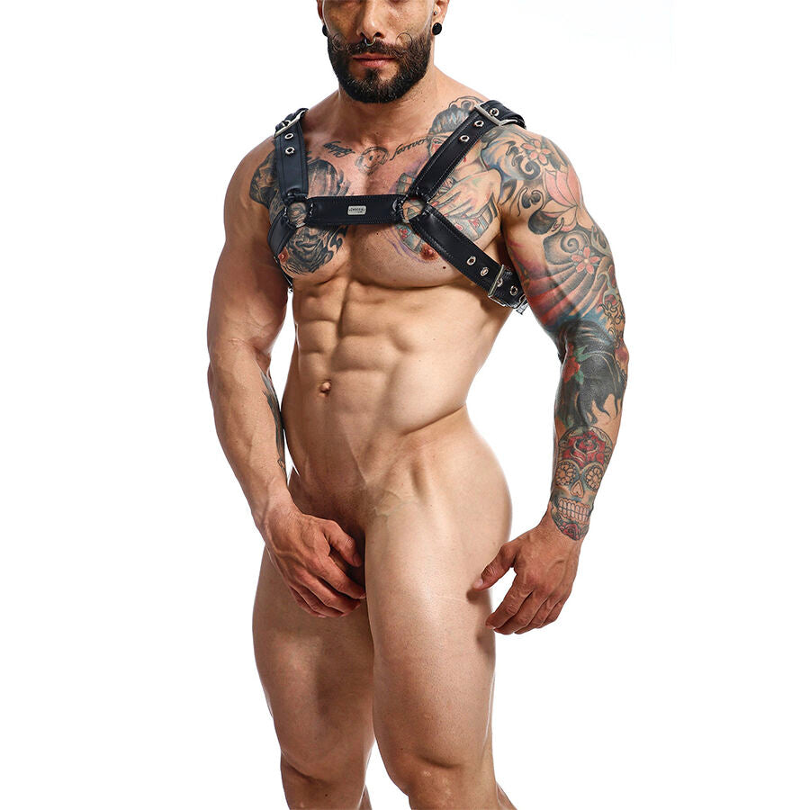 MOB - DNGEON IMBRACATURA A CATENA NERA TAGLIA UNICA - MOB | Lingerie Harness Boutique
