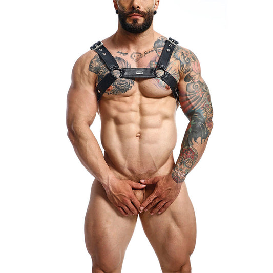 MOB - DNGEON IMBRACATURA A CATENA NERA TAGLIA UNICA - MOB | Lingerie Harness Boutique