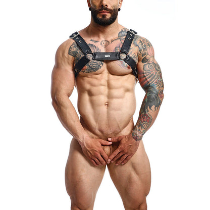 MOB - DNGEON IMBRACATURA A CATENA NERA TAGLIA UNICA - MOB | Lingerie Harness Boutique