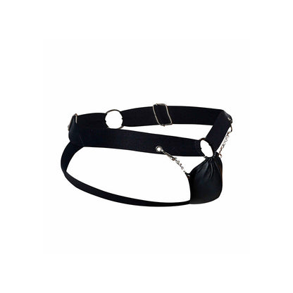 MOB - DNGEON JOCKSTRAP NERO CON CATENA TAGLIA UNICA - MOB | Lingerie Harness Boutique