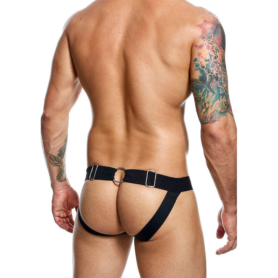 MOB - DNGEON JOCKSTRAP NERO CON CATENA TAGLIA UNICA - MOB | Lingerie Harness Boutique