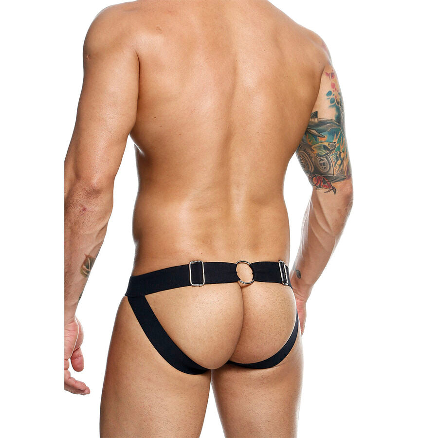 MOB - DNGEON JOCKSTRAP NERO CON CATENA TAGLIA UNICA - MOB | Lingerie Harness Boutique