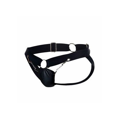 MOB - DNGEON JOCKSTRAP NERO CON CATENA TAGLIA UNICA - MOB | Lingerie Harness Boutique