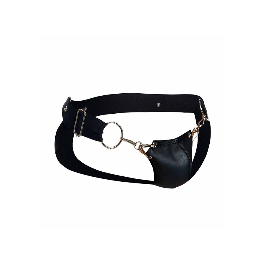 MOB - DNGEON JOCKSTRAP NERO A PRESSIONE TAGLIA UNICA - MOB | Lingerie Harness Boutique