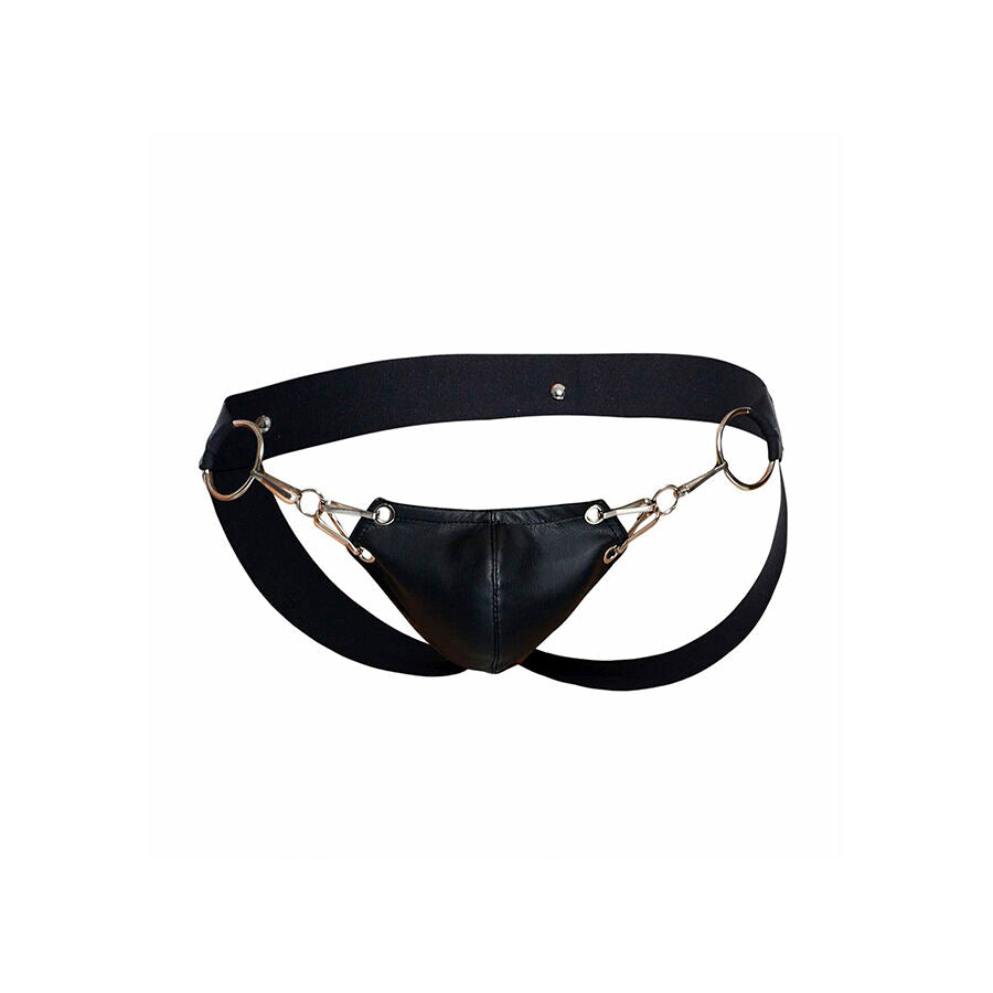 MOB - DNGEON JOCKSTRAP NERO A PRESSIONE TAGLIA UNICA - MOB | Lingerie Harness Boutique