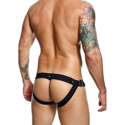MOB - DNGEON JOCKSTRAP NERO A PRESSIONE TAGLIA UNICA - MOB | Lingerie Harness Boutique