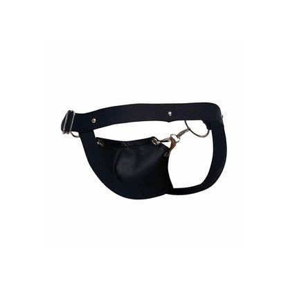 MOB - DNGEON JOCKSTRAP NERO A PRESSIONE TAGLIA UNICA - MOB | Lingerie Harness Boutique