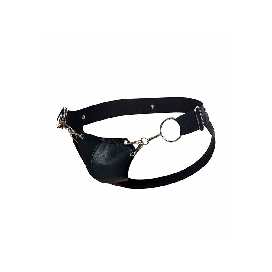 MOB - DNGEON JOCKSTRAP NERO A PRESSIONE TAGLIA UNICA - MOB | Lingerie Harness Boutique