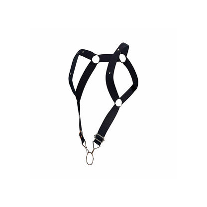 MOB - IMBRACATURA DNGEON CON SCHIENA DRITTA NERA TAGLIA UNICA - MOB | Lingerie Harness Boutique