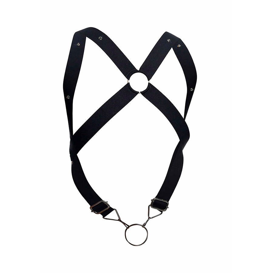 MOB - DNGEON IMBRACATURA A CROCE NERA TAGLIA UNICA - MOB | Lingerie Harness Boutique