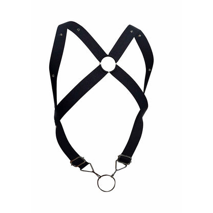 MOB - DNGEON IMBRACATURA A CROCE NERA TAGLIA UNICA - MOB | Lingerie Harness Boutique