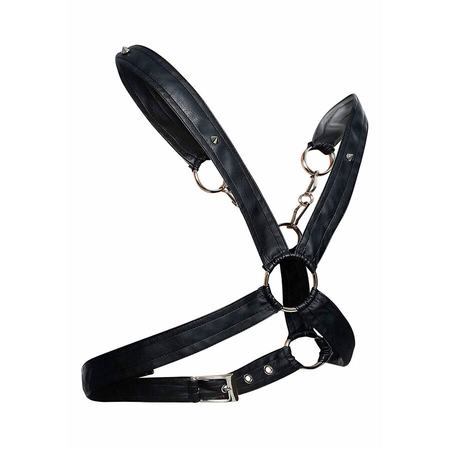 MOB - DNGEON IMBRACATURA A CATENA NERA INCROCIATA TAGLIA UNICA - MOB | Lingerie Harness Boutique