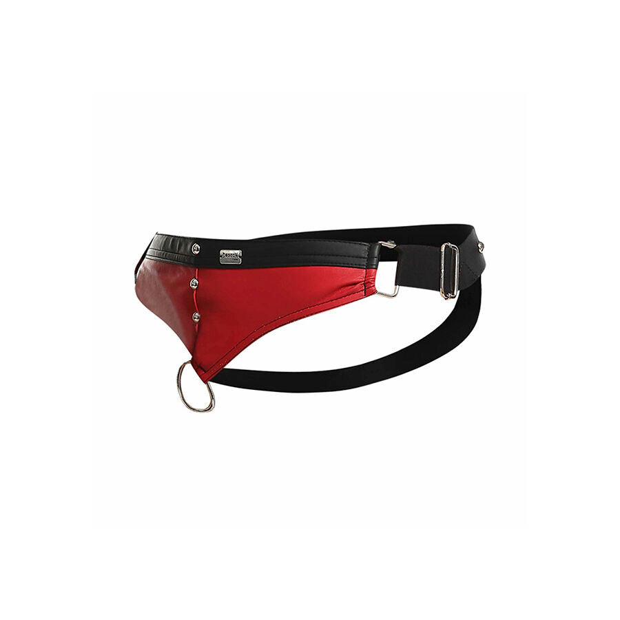 MOB - DNGEON JOCKSTRAP ANELLO PER IL PENE ROSSO TAGLIA UNICA - MOB | Lingerie Harness Boutique