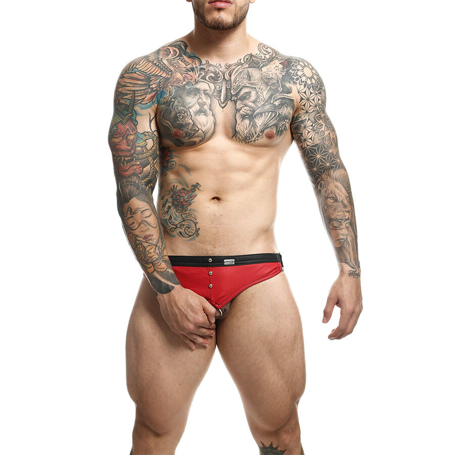 MOB - DNGEON JOCKSTRAP ANELLO PER IL PENE ROSSO TAGLIA UNICA - MOB | Lingerie Harness Boutique