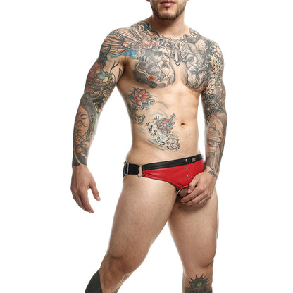 MOB - DNGEON JOCKSTRAP ANELLO PER IL PENE ROSSO TAGLIA UNICA - MOB | Lingerie Harness Boutique