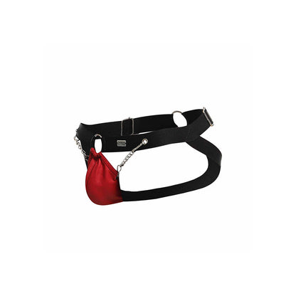 MOB - DNGEON JOCKSTRAP ROSSO CON CATENE TAGLIA UNICA - MOB | Lingerie Harness Boutique
