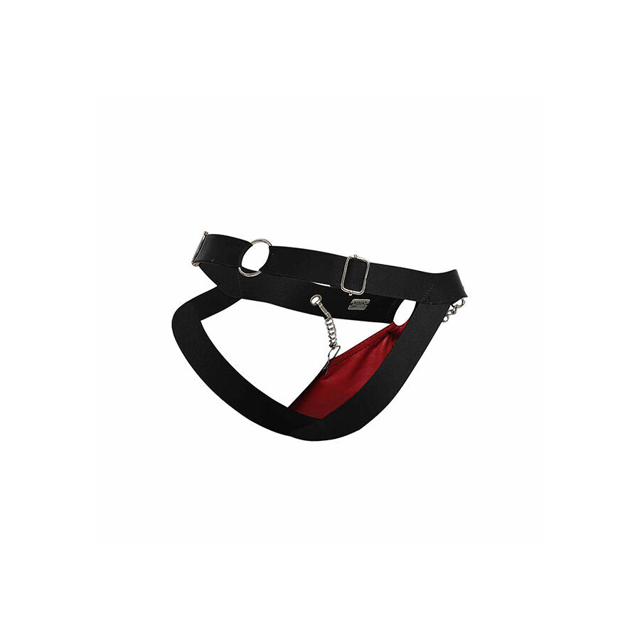 MOB - DNGEON JOCKSTRAP ROSSO CON CATENE TAGLIA UNICA - MOB | Lingerie Harness Boutique
