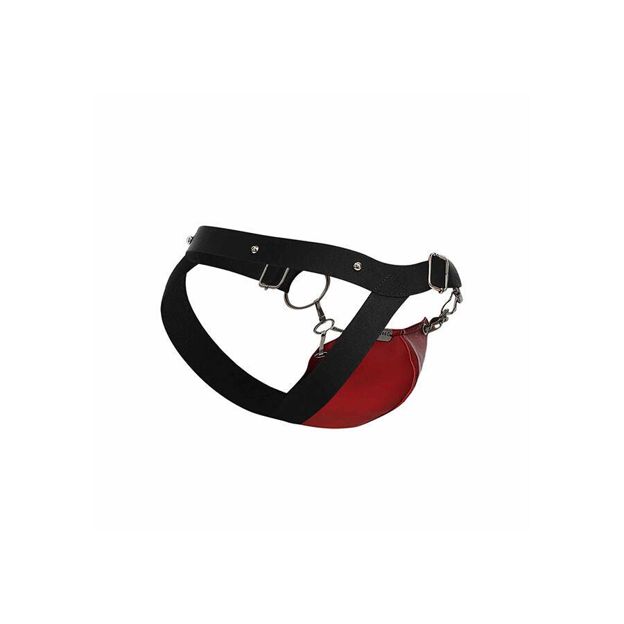 MOB - SOTTOSCRITTO DNGEON SNAP ROSSO TAGLIA UNICA - MOB | Lingerie Harness Boutique