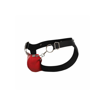 MOB - SOTTOSCRITTO DNGEON SNAP ROSSO TAGLIA UNICA - MOB | Lingerie Harness Boutique