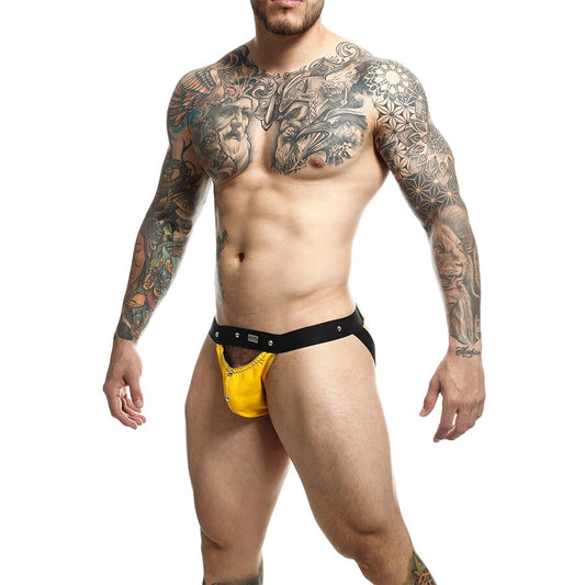 MOB - DNGEON JOCKSTRAP GIALLO SPORTSMAN TAGLIA UNICA - MOB | Lingerie Harness Boutique