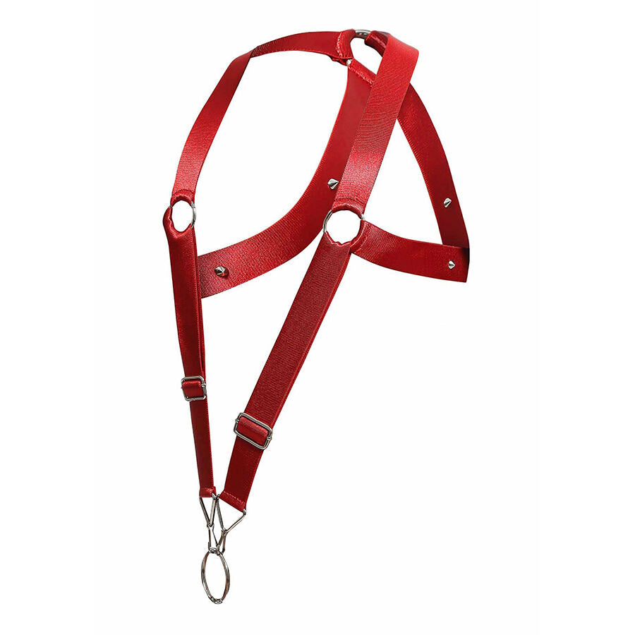MOB - DNGEON IMBRACATURA A CROCE ROSSA TAGLIA UNICA - MOB | Lingerie Harness Boutique
