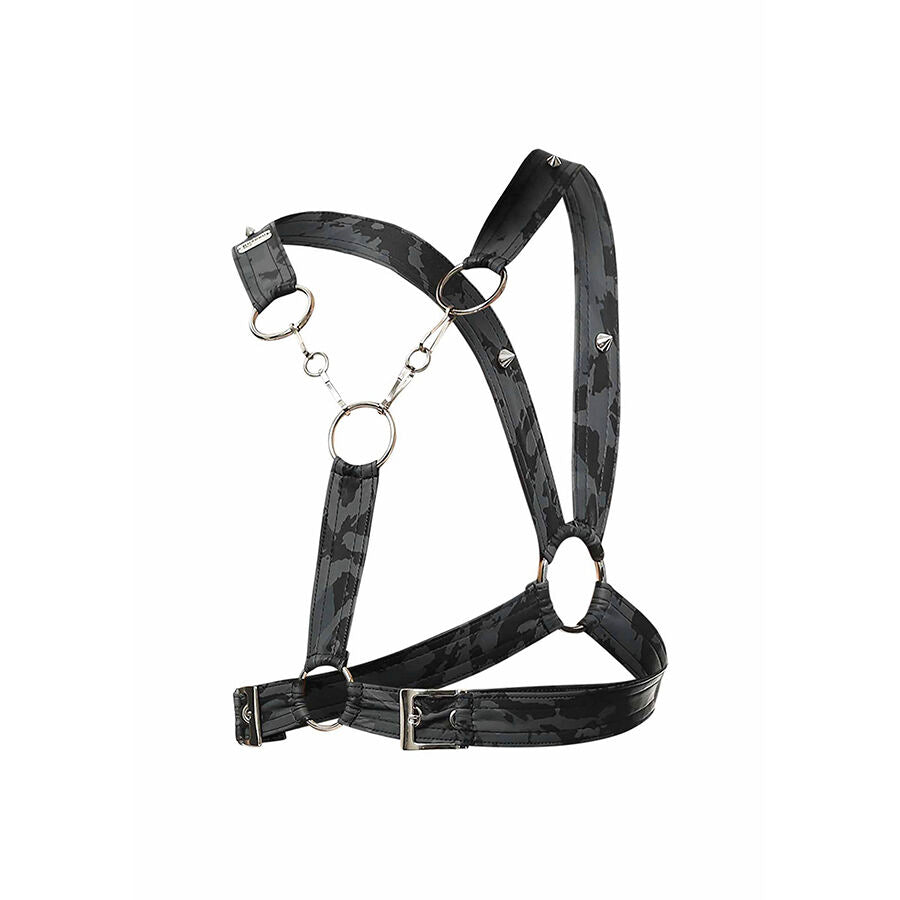 MOB - DNGEON IMBRACATURA ARGENTO CON CATENE TAGLIA UNICA - MOB | Lingerie Harness Boutique