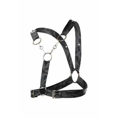 MOB - DNGEON IMBRACATURA ARGENTO CON CATENE TAGLIA UNICA - MOB | Lingerie Harness Boutique