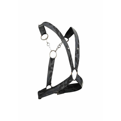MOB - DNGEON IMBRACATURA ARGENTO CON CATENE TAGLIA UNICA - MOB | Lingerie Harness Boutique