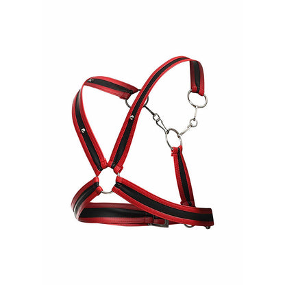 MOB - DNGEON IMBRACATURA ROSSA CON CATENE TAGLIA UNICA - MOB | Lingerie Harness Boutique