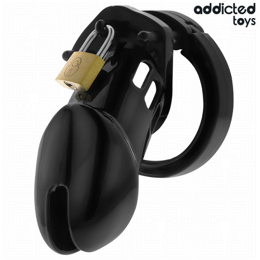 ADDICTED TOYS LOCKED - GABBIA PER PENE OBSIDIAN HOLD TAGLIA M - ADDICTED TOYS LOCKED | Lingerie Harness Boutique