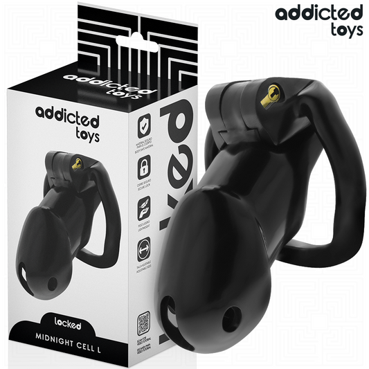 ADDICTED TOYS LOCKED - MINDNIGHT CELL GABBIA PER PENE TAGLIA L - ADDICTED TOYS LOCKED | Lingerie Harness Boutique