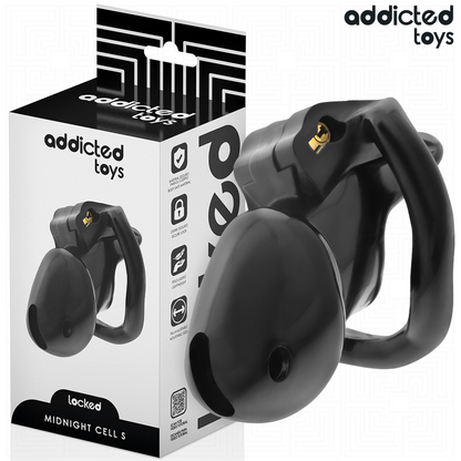 ADDICTED TOYS LOCKED- MINDNIGHT CELL GABBIA PER PENE TAGLIA S 4.8 CM - ADDICTED TOYS LOCKED | Lingerie Harness Boutique