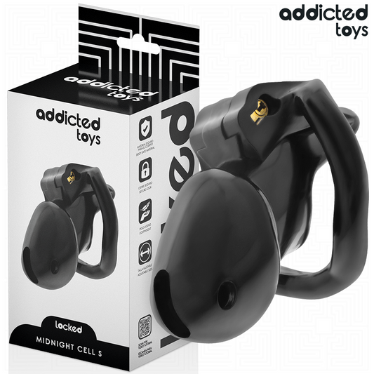 ADDICTED TOYS LOCKED- MINDNIGHT CELL GABBIA PER PENE TAGLIA S 4.8 CM - ADDICTED TOYS LOCKED | Lingerie Harness Boutique