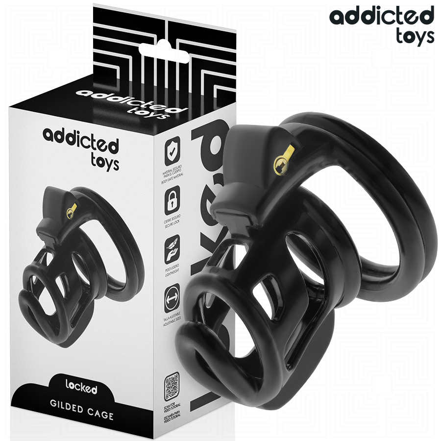 ADDICTED TOYS LOCKED - GABBIA PER PENE GILDEN CAGE 8,5 CM - ADDICTED TOYS LOCKED | Lingerie Harness Boutique