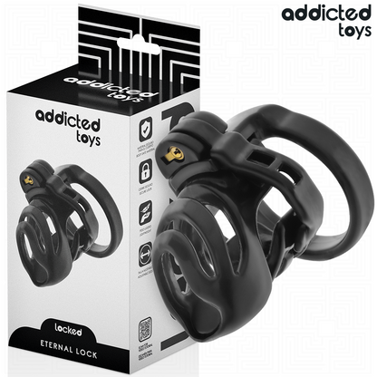 ADDICTED TOYS LOCKED - GABBIA PER PENE CON BLOCCAGGIO ETERNO 9 CM - ADDICTED TOYS LOCKED | Lingerie Harness Boutique