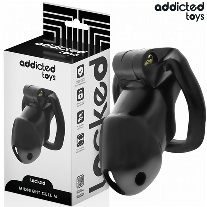 ADDICTED TOYS LOCKED - MINDNIGHT CELL GABBIA PER PENE 4.2 CM TAGLIA M - ADDICTED TOYS LOCKED | Lingerie Harness Boutique