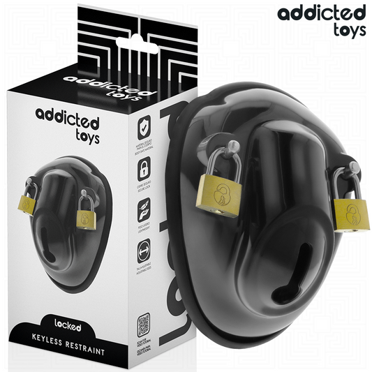 ADDICTED TOYS LOCKED - GABBIA PER PENE SENZA CHIAVE 11,5 CM - ADDICTED TOYS LOCKED | Lingerie Harness Boutique
