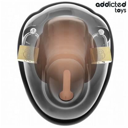 ADDICTED TOYS LOCKED - GABBIA PER PENE SENZA CHIAVE 11,5 CM - ADDICTED TOYS LOCKED | Lingerie Harness Boutique