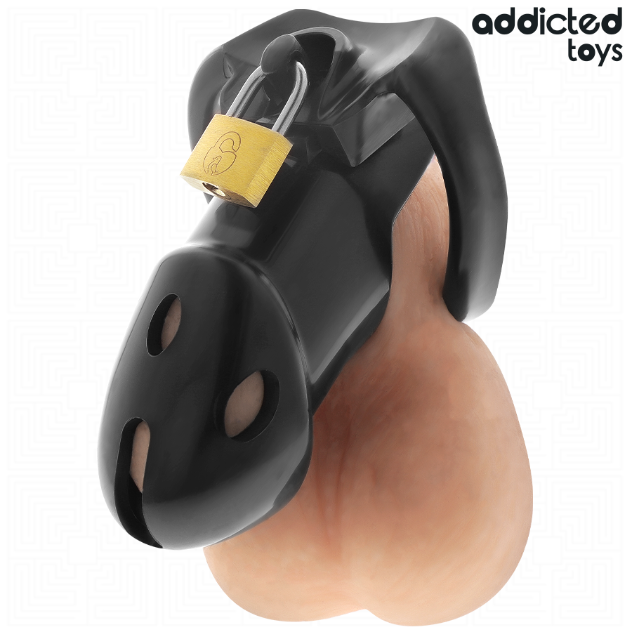 ADDICTED TOYS LOCKED - GABBIA PER PENE DEN NON ROTTURA 9,8 CM - ADDICTED TOYS LOCKED | Lingerie Harness Boutique