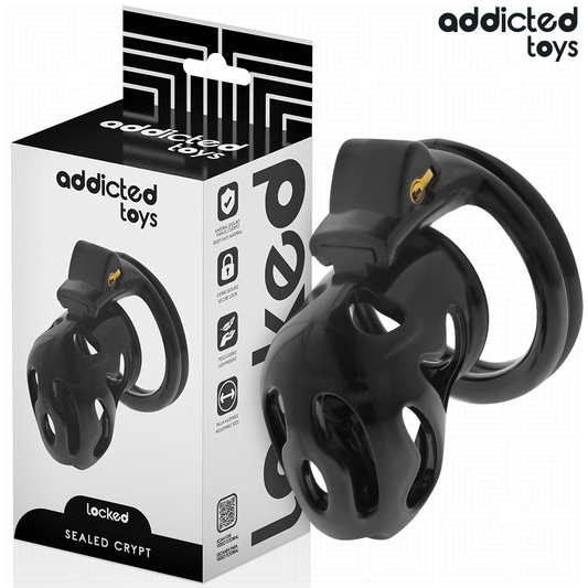 ADDICTED TOYS LOCKED - GABBIA PER PENE SIGILLATA CRYPT 8 CM - ADDICTED TOYS LOCKED | Lingerie Harness Boutique